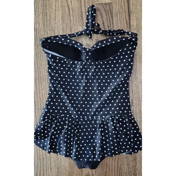 Rose Marie Reid Haulter Skirted One Piece Swimsuit Bathingsuit Women's Size  XL